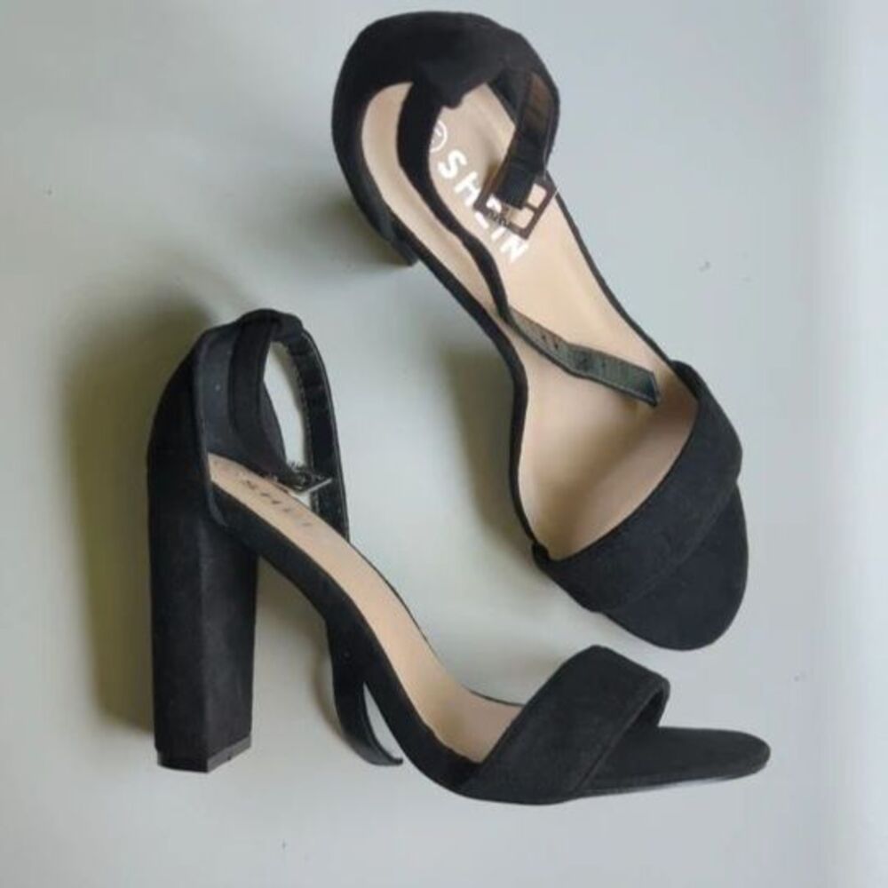 Block High Heels Sandals Size 9/9.5